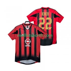 Maillot de Foot AC Milan KAKA 22 2004 Retro Domicile 2005